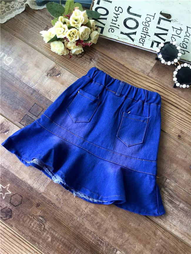 wholesale(5pcs/lot)- Pleasant baby female child love letter elastic slim hip skirt bust skirt short skirt 802 0.55kg