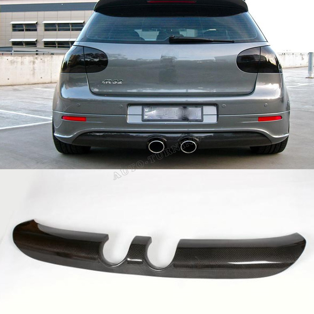 Golf 5 R32 Carbon Fiber Rear Bumper Lip Diffuser For Volkswagen Vw Golf Mk5 R32 Bumper In