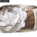 SexeMara Two Pineapples Printed Women T shirts Harajuku Fashion White Short Sleeve Funny Tshirt Casual Kawaii