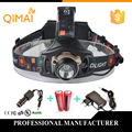 LED Headlight 2000 Lumens Cree XM L T6 Head Lamp High Power LED Headlamp 2pcs 18650