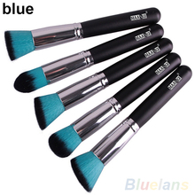 5 PCS Pro Soft Cosmetic Makeup Foundation Powder Blush Eye Shadow Brushes Set