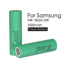 2 pcs. Original INR18650 25R 18650 2500 mAh lithium battery discharge 20A Electronic Cigarette Rechargeable batteries