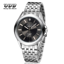 30 M impermeable de acero inoxidable reloj hombres reloj de cuarzo reloj de cuarzo electrónica Relojes hombres 2015 Ultra delgado Relojes Relojio