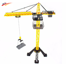 88cm RC Crane Remote Control crane tower 6 Channel Simulation Tower Crane 360 degree Rotate Crane engineer construction Toys