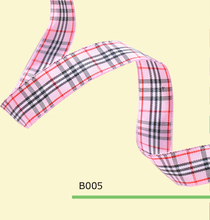 100yards/roll 5/8 Inch(16mm) High Quality Tartan Plaid Ribbon For Christmas Bows