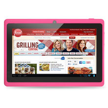 7 Tablet PC Android 4 4 Quad Core Bluetooth WiFi Capacitive Quad Core Cam Pink Tablet