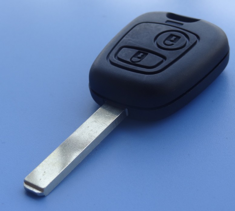 Guaranteed 100 2 button remote key shell for Peugeot 307 key car key blank FOB case
