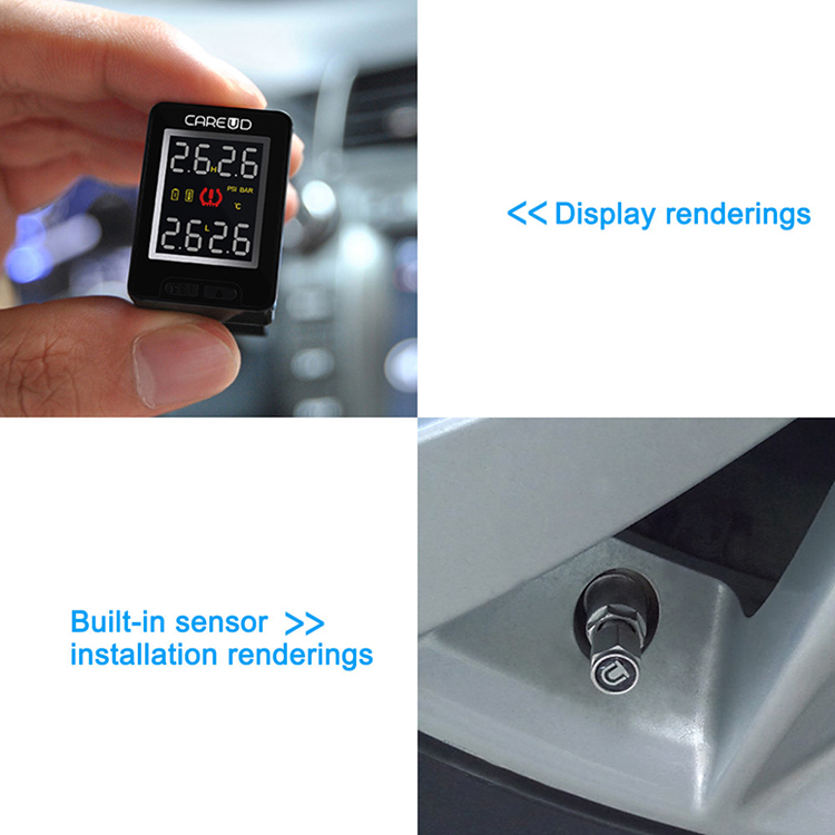 CAREUD TPMS U903 Tyre Pressure Monitor 3