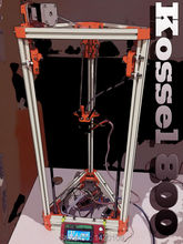 2015 Newest kossel k800 3D printer K800 Rostock Reprap Laser engraving machine combo DIY kit