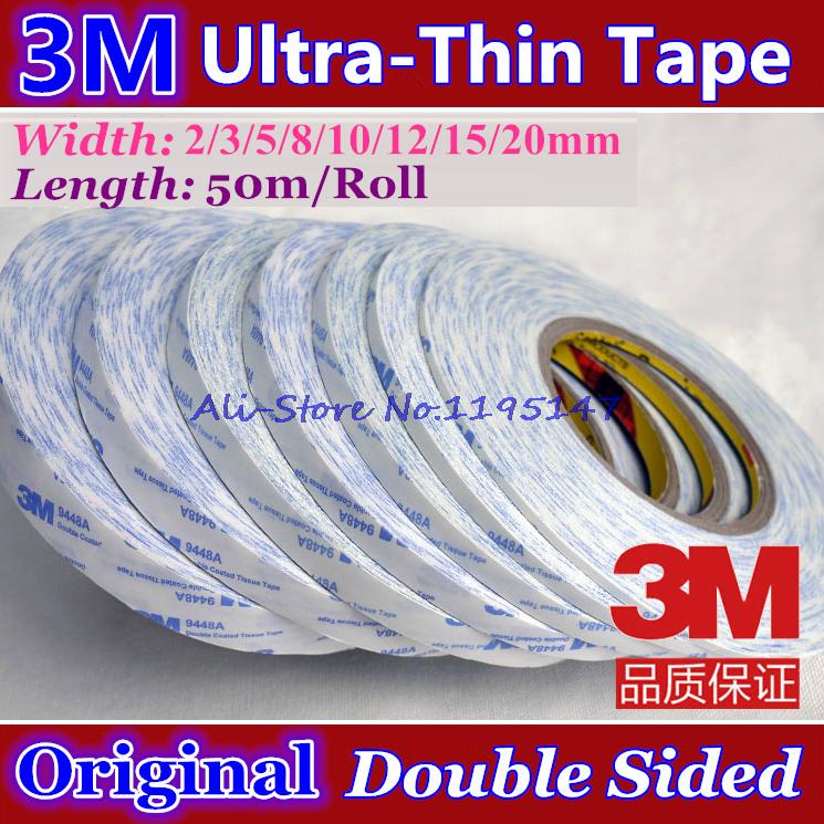 very thin double sided tape for making envelopes