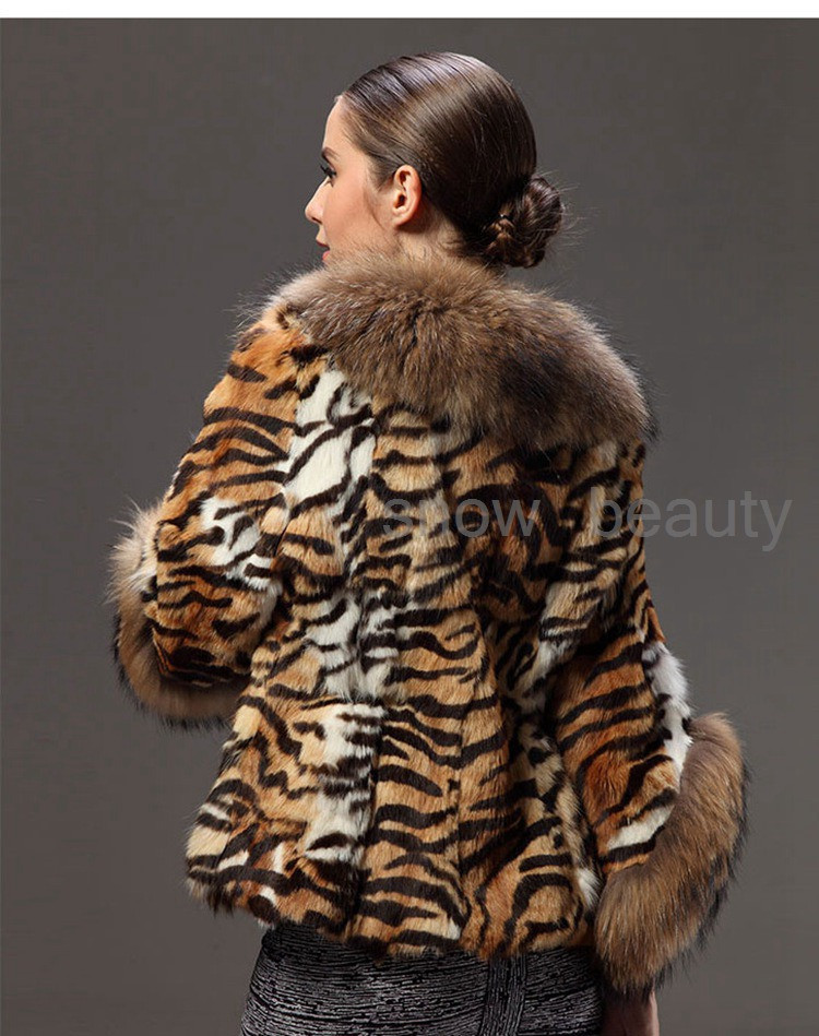 rabbit fur jacket with raccoon fur collar (7)