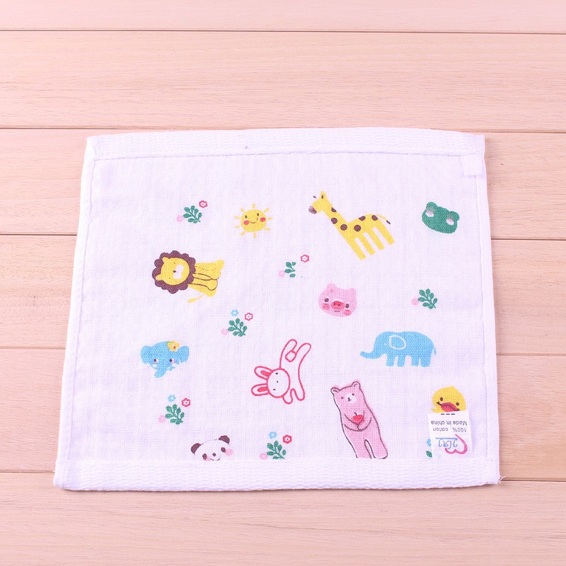 Baby Towels 100% cotton Soft Newborn Bath Towels Washcloth for Bathing Feeding Character baby towel Free shipping (12)