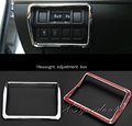 Free Shipping Chromed Headlight Adjustment Box Cover Trim For Subaru Outback 2015 A type