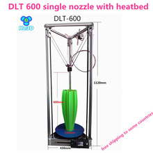 High precision HE-3D Auto- leveling single extruder DLT-600 3D printer 2004 LCD DIY kit with heatbed