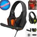 2016 Top Quality Professional Super Bass Over ear Gaming Headset with Microphone Game Stereo Headphones for