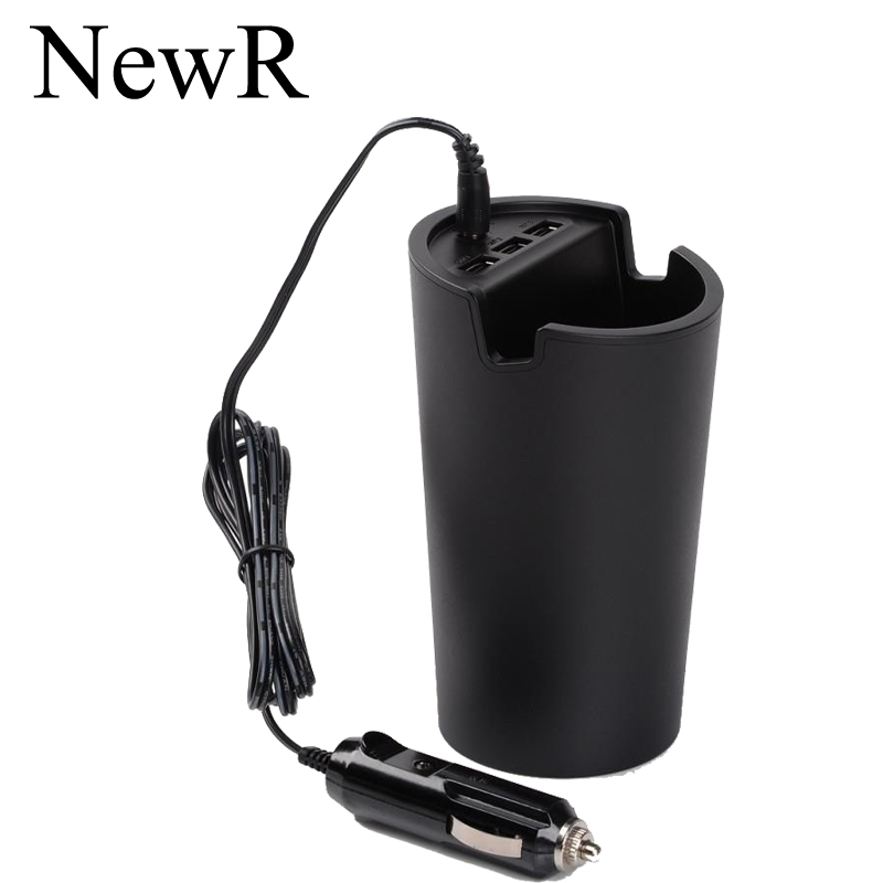 New 3 port Smart Cup Holder Tablet Charger 5V2 4A for Iphone 5 5s Ipad ASUS