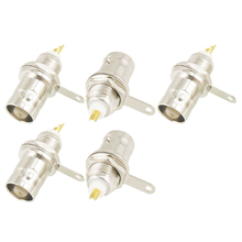 Shopping Time 5 BNC Female Nut Bulkhead Solder RF Connector Adapters