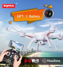 SYMA X5SW 2.4G WIFI FPV Quadcopter 4CH 6 Axis GYRO Helicopter RC Remote Control RTF Drone With 2MP Camera HD Outdoor Toys