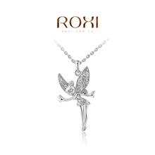 ROXI Gold Plated Austrian Crystal Angel Fashion Necklace Jewelry for Women