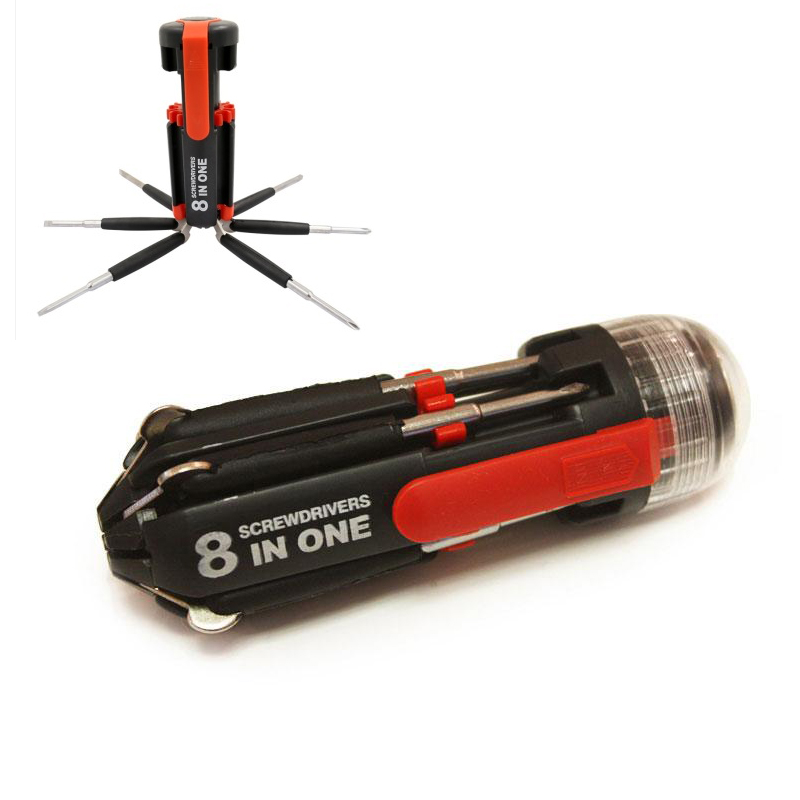 8 In 1 Multifunction Screwdriver Home Practical Tools Drop free Shipping