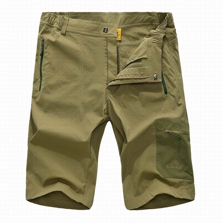 2015 New Summer Breathable Quick Dry Cargo Shorts Quick Drying Fashion Beach Army Casual Pants Plus Size 4XL Brand AFS JEEP Pant