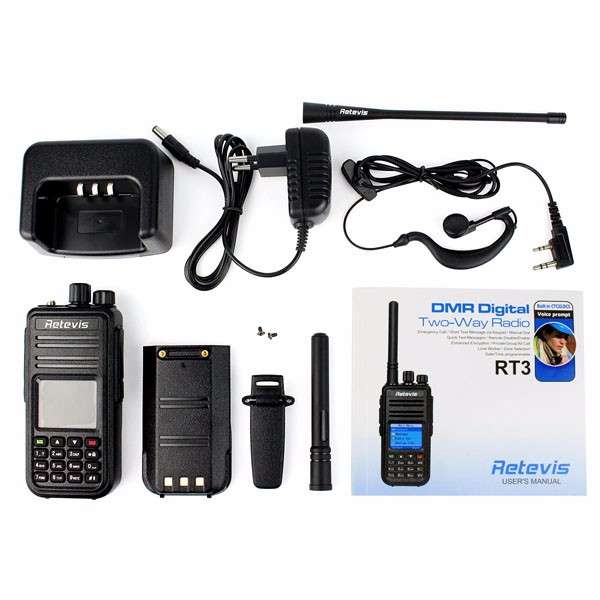 New Retevis DMR Walkie Talkie RT3 UHF 400-480MHz (2)