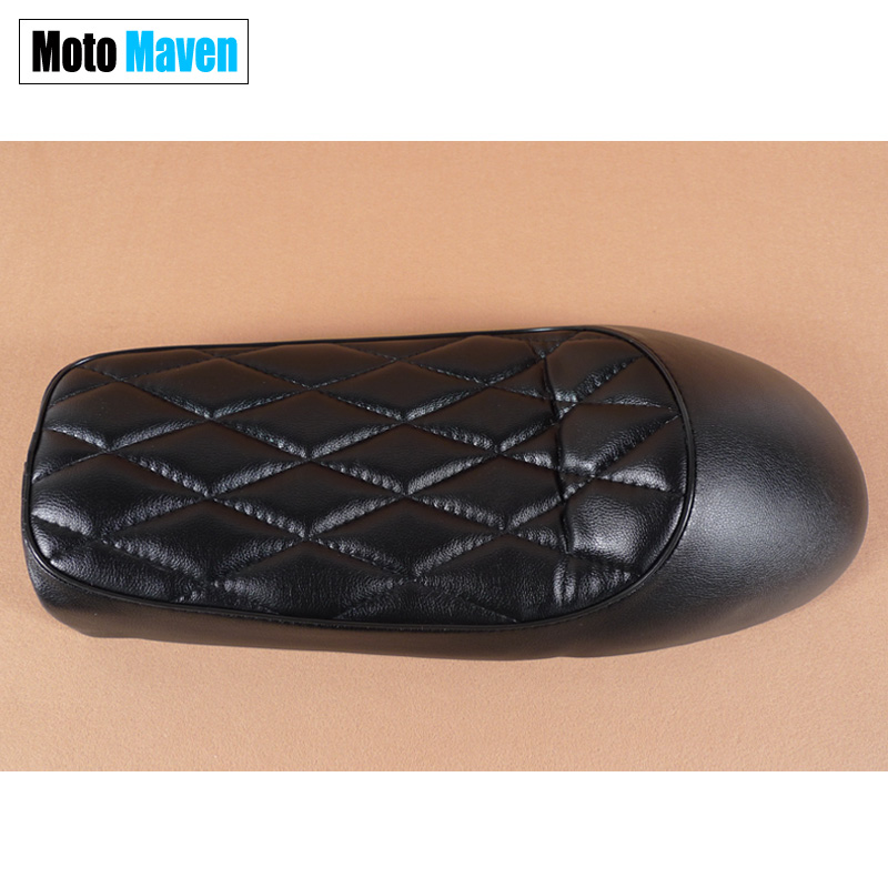Black Greens Diamond Motocycle seat  CG125  GN125  Cafe Racer Seats  CB 250  Cafe Racer Parts GN125 Seat