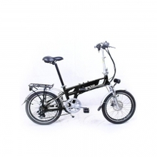 Folding electric bicycle with 250w brushless hub motor