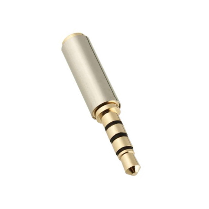High Quality 2Pcs 2.5 Gold 2.5mm Female to 3.5mm Male Audio Stereo Headphone Jack Adapter Converter