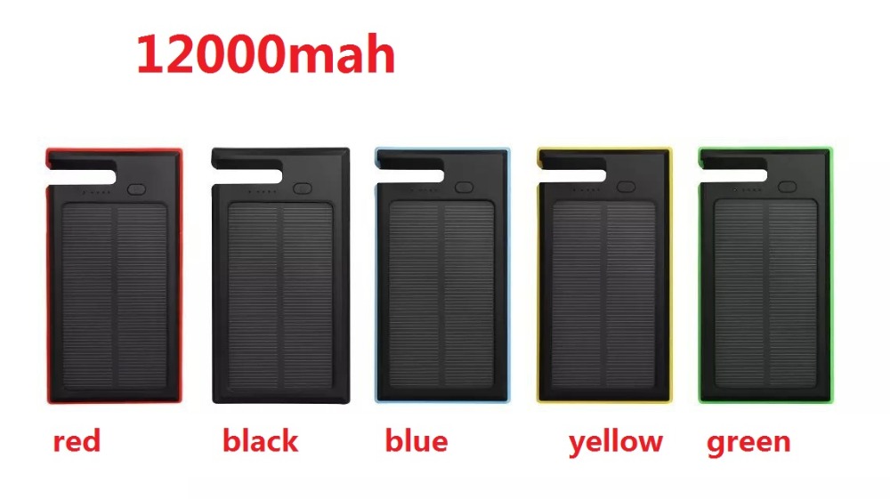 New Power Bank 12000mAh Waterproof Solar Charger External Battery cargador portable Powerbank LED Light for Smart Mobile Phone New Power Bank 12000mAh Waterproof Solar Charger External Battery cargador portable Powerbank LED Light for Smart Mobile Phone