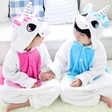 Children pajamas girls unicorn baby boys clothes unicornio Spring Children nightgown pyjamas kids animal pijamas infantil