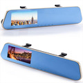 4 Inch car camera rearview mirror auto dvrs cars dvr dual lens dash cam recorder video