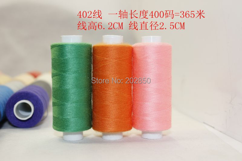 100% PURE ALL PURPOSE COTTON THREAD 15 Spools Different Colours  400 Yards each