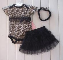 2015 New Fashion Baby Clothing Set Carters Baby Girl Sets Romper Tutu Skirt Headband Newborn bebe