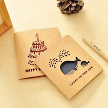 DIY Minii Cute Kawaii Animal Postcardierced Post Creeting Cards for Birthday Christmas Free sipping 355