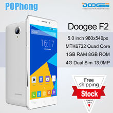 F Doogee F2 5 0 inch IPS MTK6732 Quad Core smartphone Android 4 4 1GB RAM