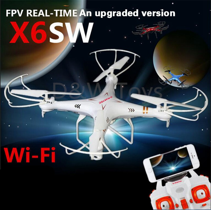 Фотография 2016 NEW X6sw RC Helicopter drone quadcopter professional drones With C4005 Wifi Fpv Camera (syma x5sw upgrated version)