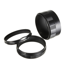 Metal Macro Lens Extension 3 Ring Tube Adapter For Sony Alpha Minolta AF MA A900 A330