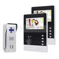 DIYSECUR 4 3 inch TFT Color LCD Display Aluminum Alloy CCD Camera Video Door Phone Intercom