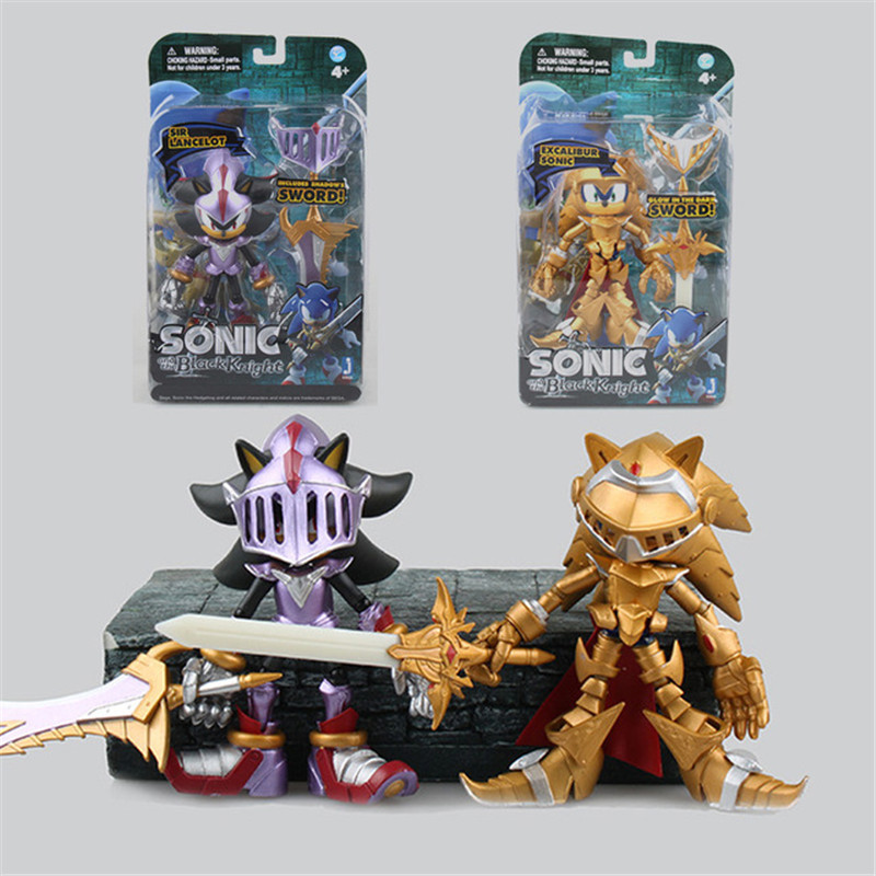 12cm 2016 Hedgehog Sonic and the Black Knight Boxed Action Figure Toys for kid gift