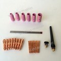 Tig Torch WP 17 18 26 Master Kit Consumables Tungsten Electrode Nozzle Collet Body 28pcs