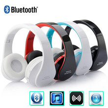 Bluetooth Headset Wireless Headphones Head phone set Stereo Earphone Earpiece Audio for iPhone Samsung Folding Design NX-8252
