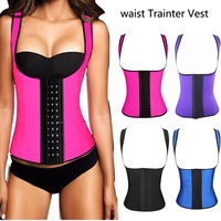 Plus Size Waist Training Corset Ann Chery Shapewear latex waist trainer vest Sport Latex Waist Cincher Vest gaine amincissante