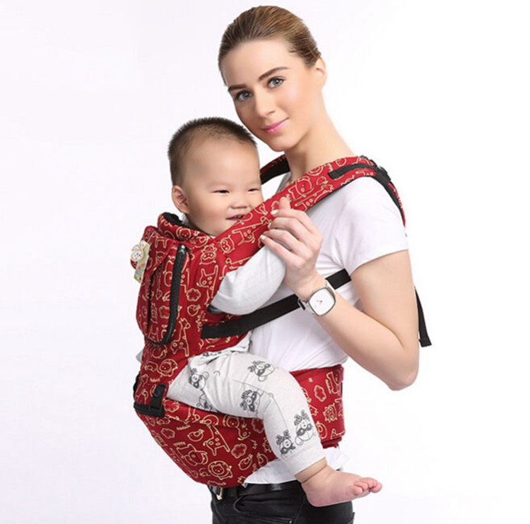 Ergonomic Baby Carrier & Slings With Chiar Birth -3 yrs - Breastfeeding Hipseat Kangaroo Backpack Wrap Rider Rings Anillos (4)