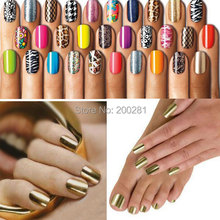 160Pcs/lot Smooth Nail Sticker DIY Manicure Smooth Nail Art Beauty Sticker Patch Foils Wraps Decoration Decal Black Silver Gold