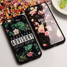 Mobile Phone Mirror Cases For iphone SE Cover Luxury Brand Fashion Flower Soft Silicon Coque Funda For iphone 5 5s Carcasa Capa