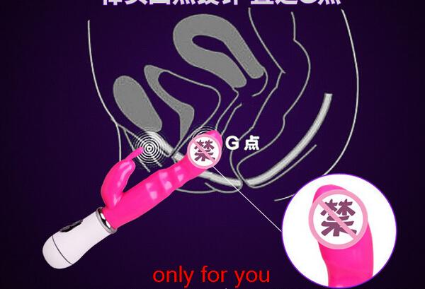 2015 New Design Rechargeable Rabbit Vibrators Sex Toys Female Masturbation Stimulate Vagina Clitoris Sex Products For Women