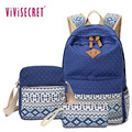 Ethnic Women Backpack for School Teenagers Girls Stylish School Bag Backpack Female Back Pack Set