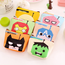 Creative cartoon anime hero PUleather coin purses child girl&student women change purse,lady zero wallets,coin bag Free shipping