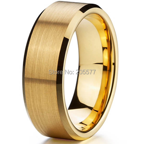 Mens 18k gold wedding rings